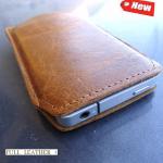 Java Genuine Leather Wallet Case For Iphone 5