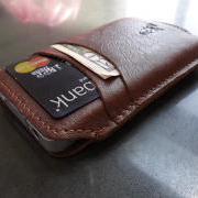 Java Genuine Leather Wallet Case for iPhone 4/4S