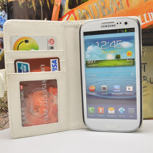 Samsung Galaxy S3 Smooth Leather Wallet Case