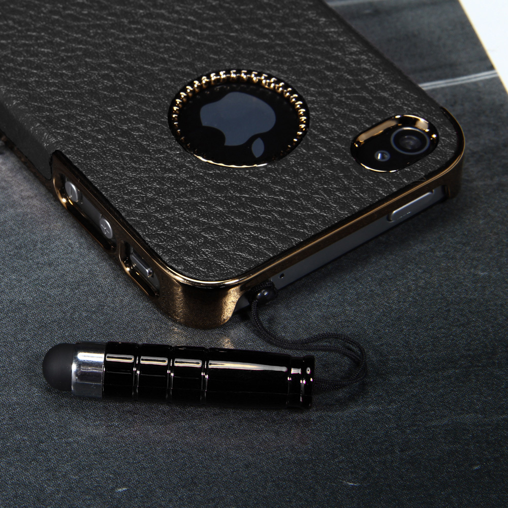 Java Goat Leather Gold Chrome Case For Iphone 4g / 4s on Luulla